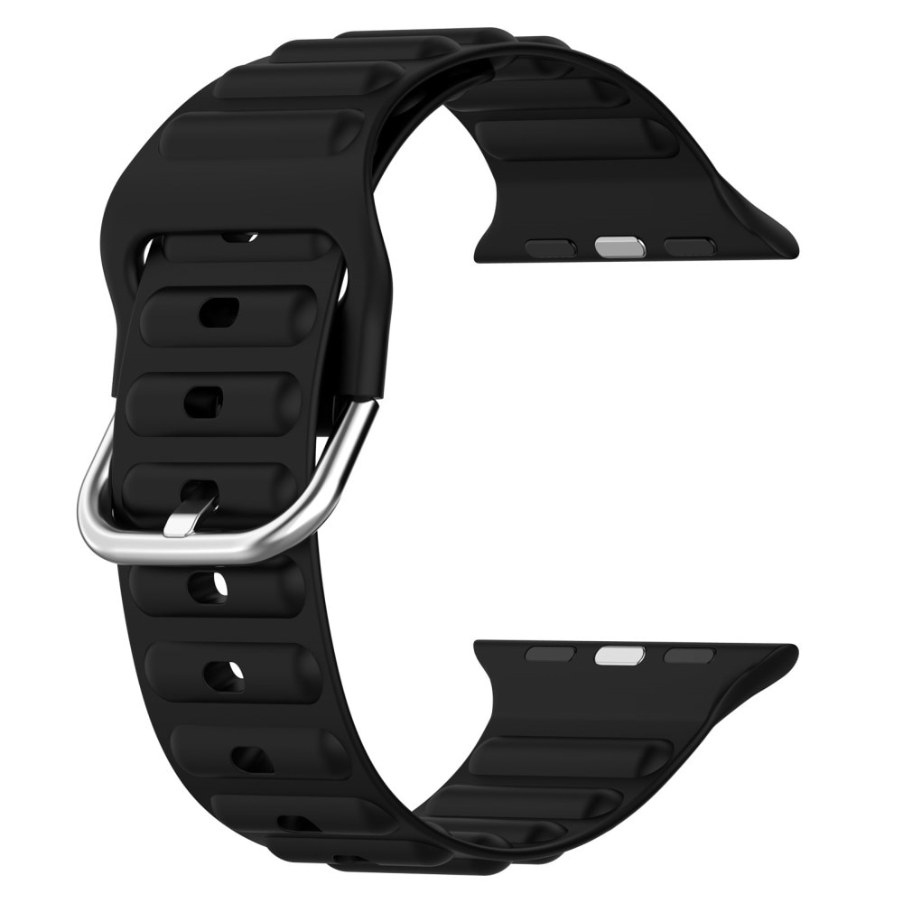 Correa silicona Resistente Apple Watch 42mm negro