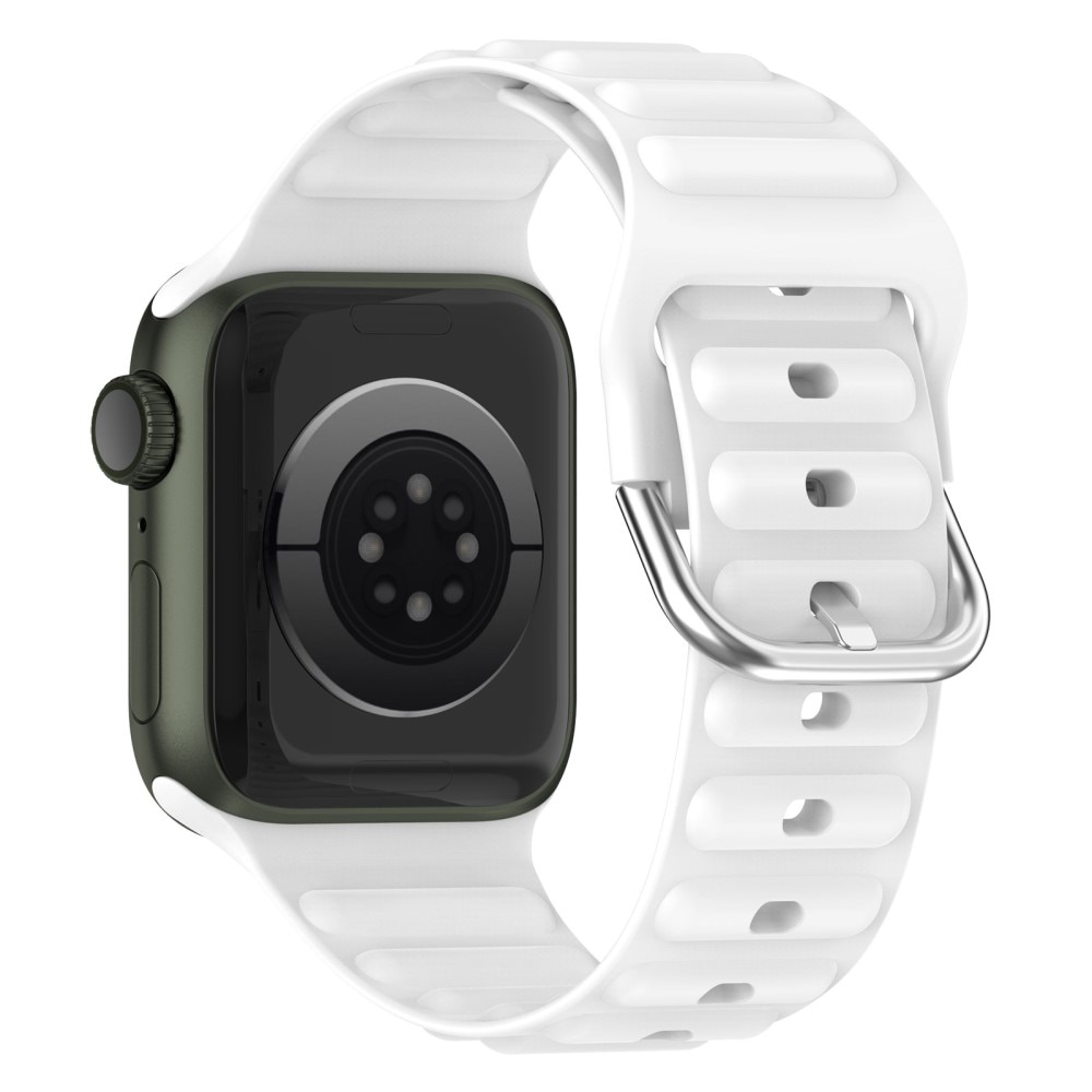 Correa silicona Resistente Apple Watch 42mm blanco