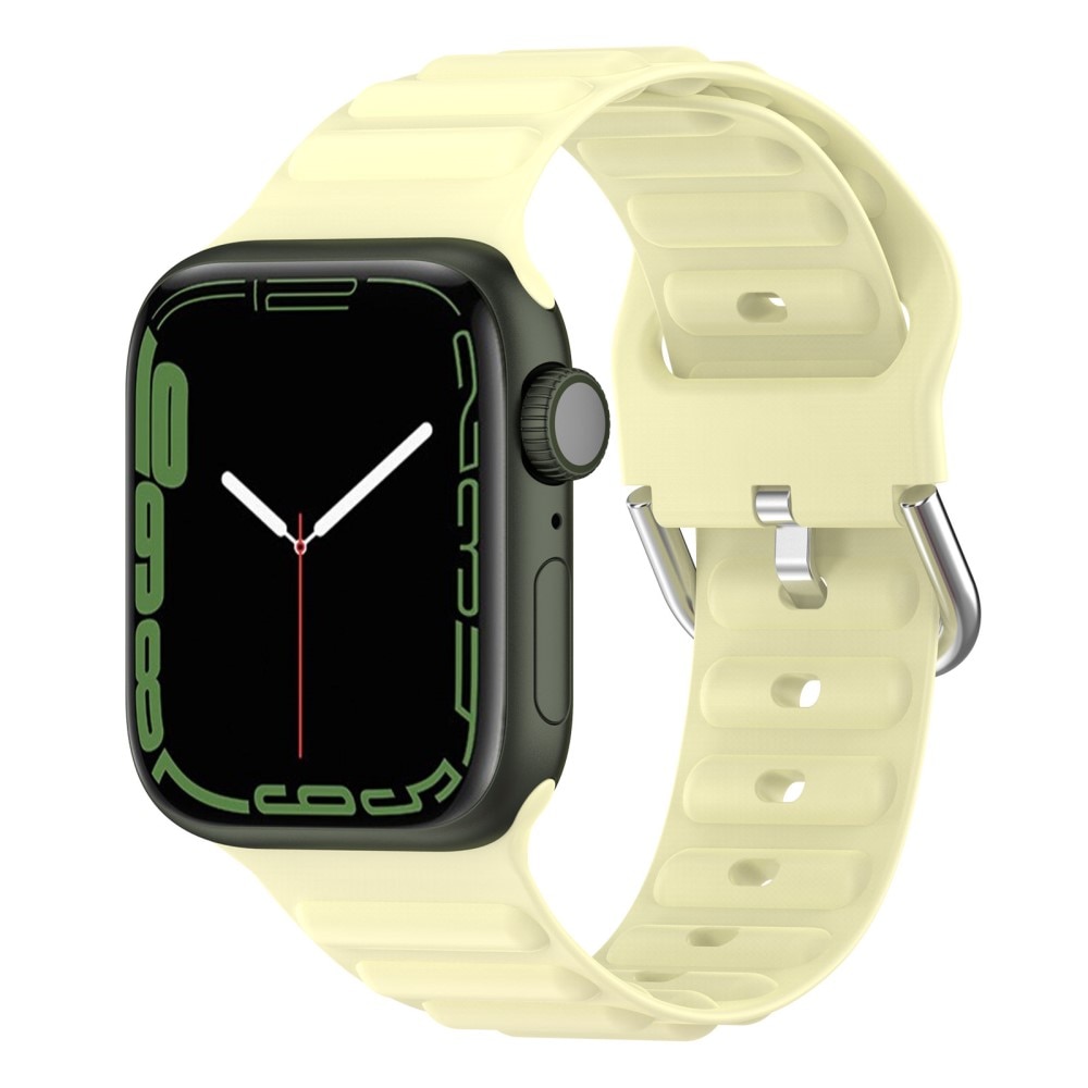 Correa silicona Resistente Apple Watch 42/44/45 mm Amarillo