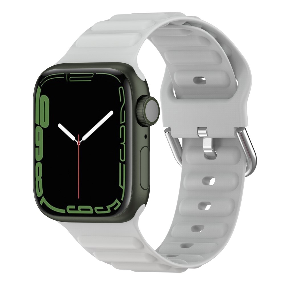 Correa silicona Resistente Apple Watch 42/44/45 mm Gris