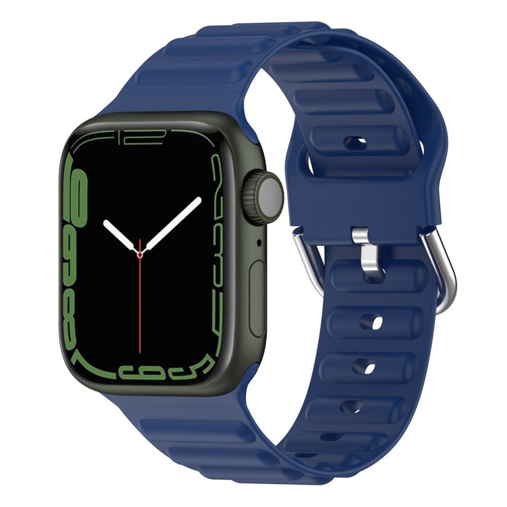 Correa silicona Resistente Apple Watch 42/44/45 mm Azul