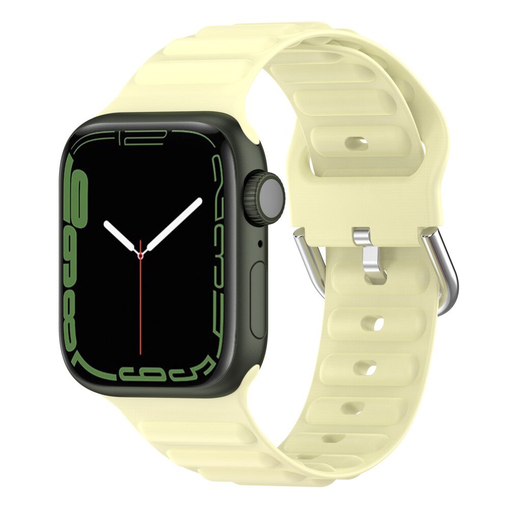 Correa silicona Resistente Apple Watch 40mm amarillo