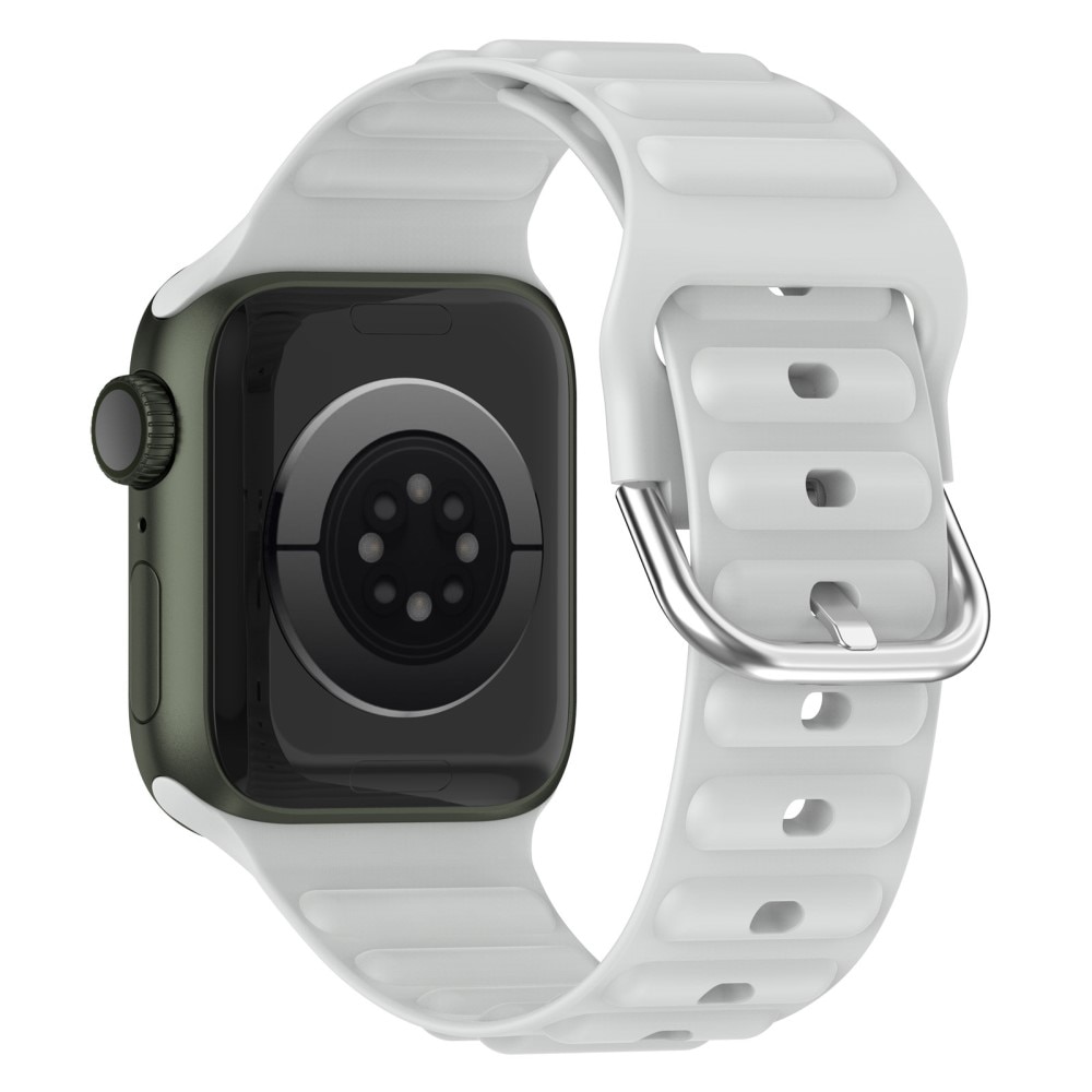 Correa silicona Resistente Apple Watch 41mm Series 8 Gris