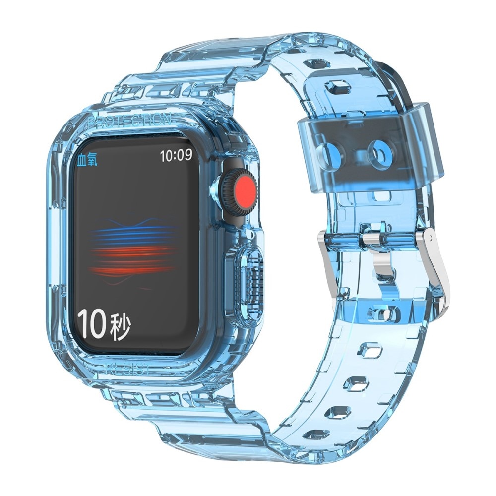 Correa con funda Crystal Apple Watch 45mm Series 9 azul