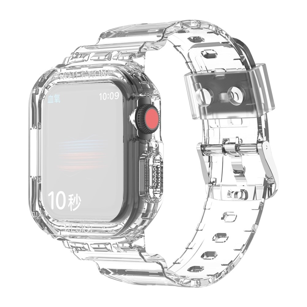 Correa con funda Crystal Apple Watch 45mm Series 7 transparente