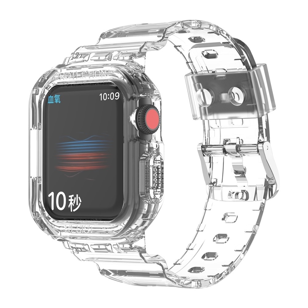 Correa con funda Crystal Apple Watch 45mm Series 9 transparente