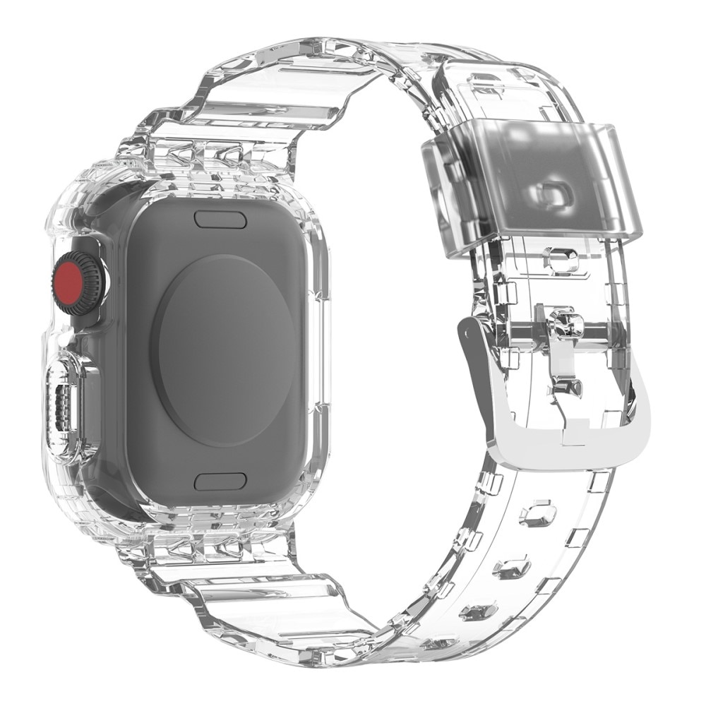 Correa con funda Crystal Apple Watch 45mm Series 9 transparente