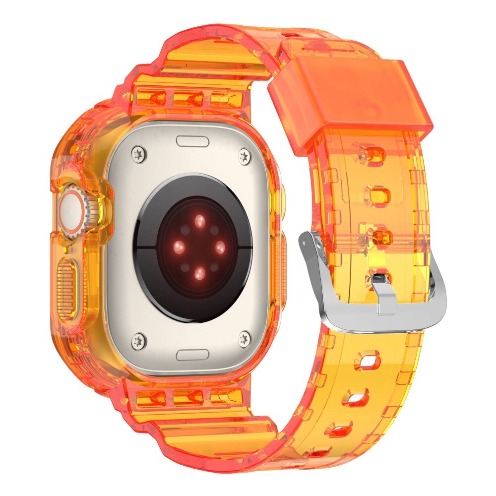 Correa con funda Crystal Apple Watch Ultra 49 mm Naranja