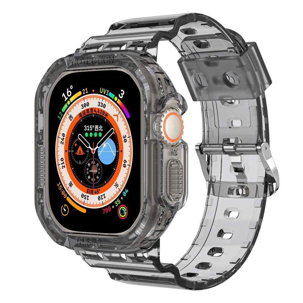 Correa con funda Crystal Apple Watch Ultra 2 49mm gris