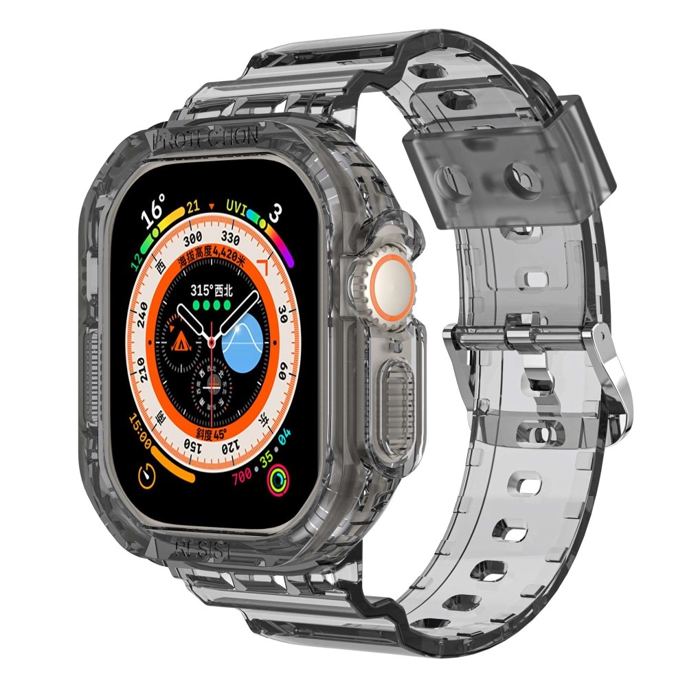 Correa con funda Crystal Apple Watch Ultra 49 mm Gris