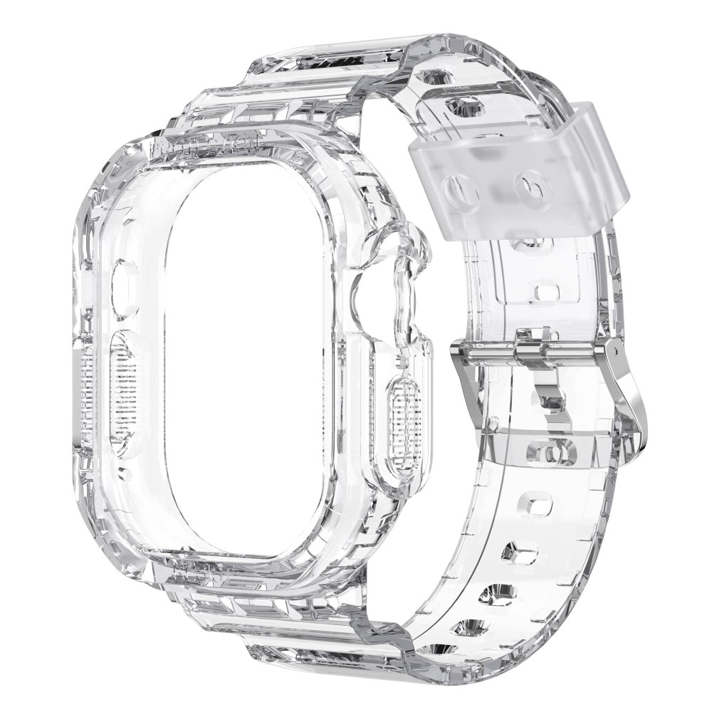 Correa con funda Crystal Apple Watch Ultra 2 49mm transparente
