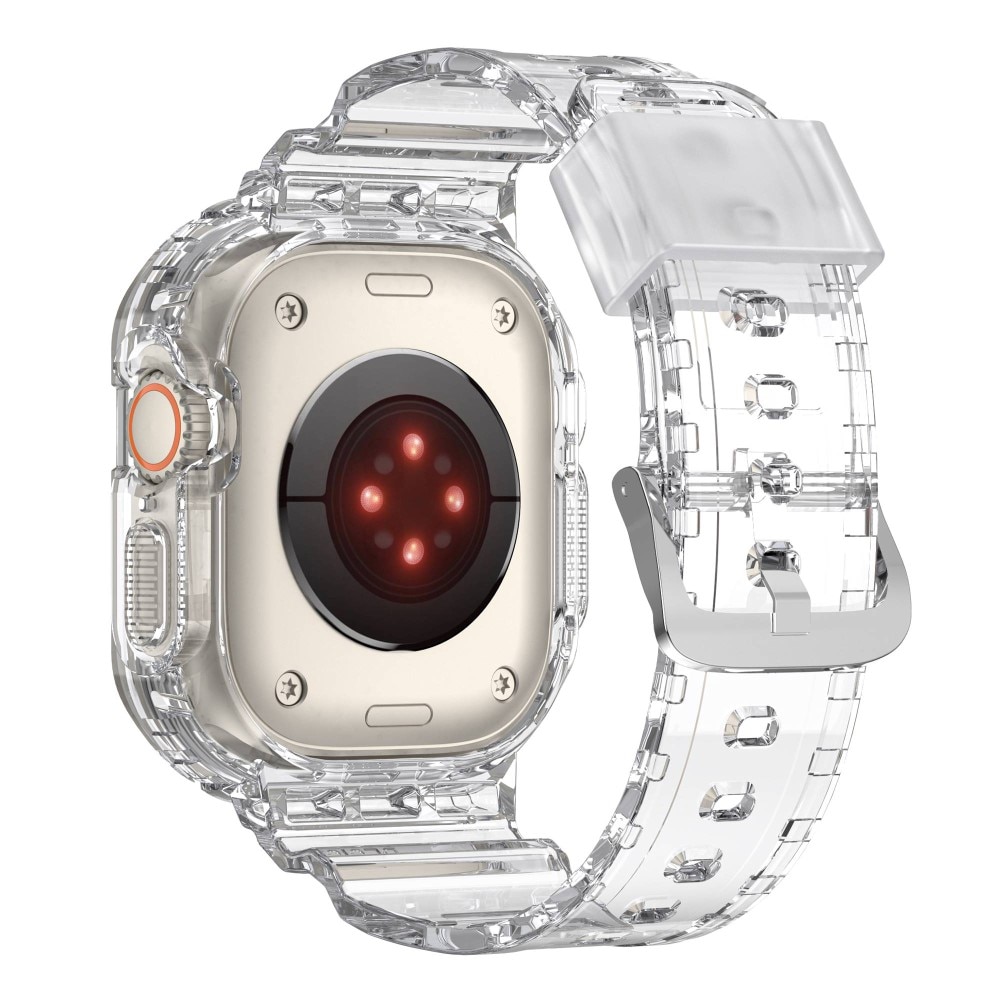 Correa con funda Crystal Apple Watch Ultra 49 mm Transparente