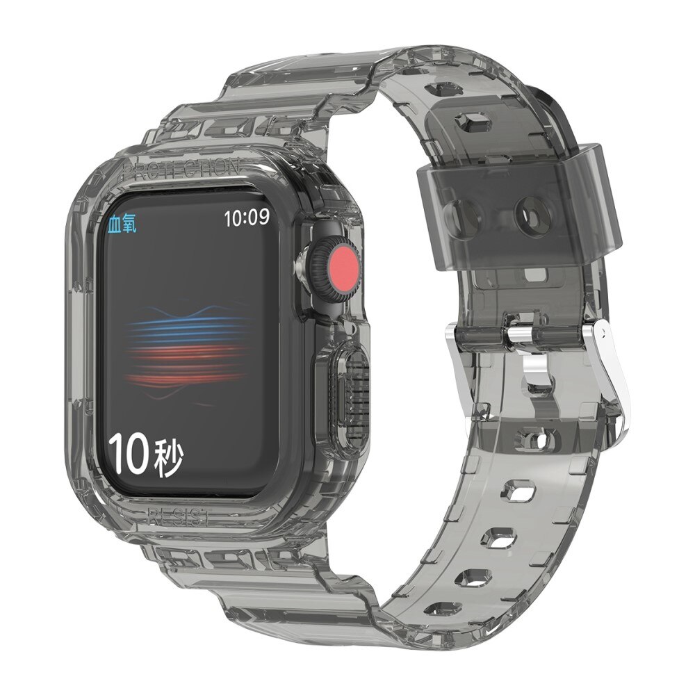 Correa con funda Crystal Apple Watch 41mm Series 9 gris