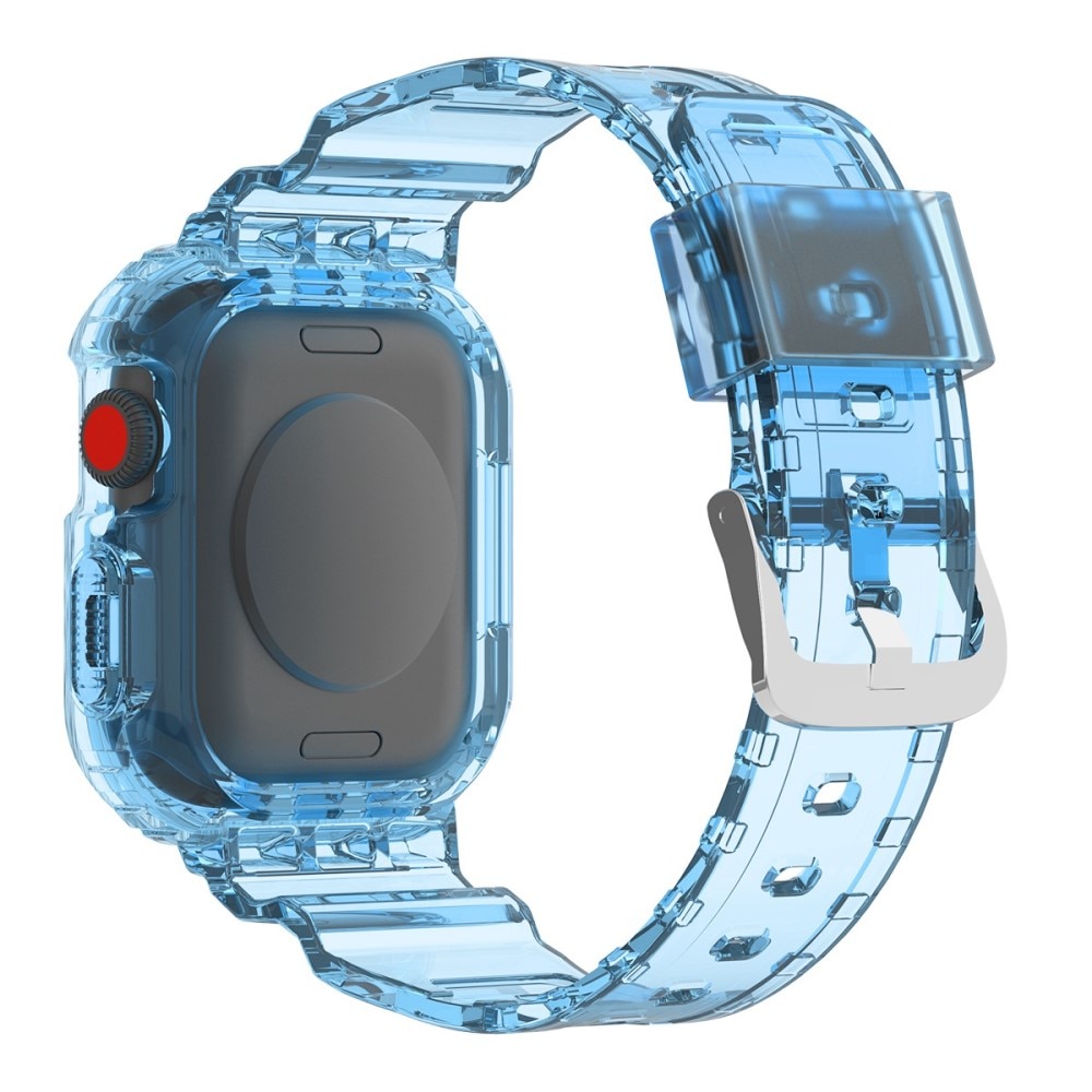 Correa con funda Crystal Apple Watch 41mm Series 7 azul