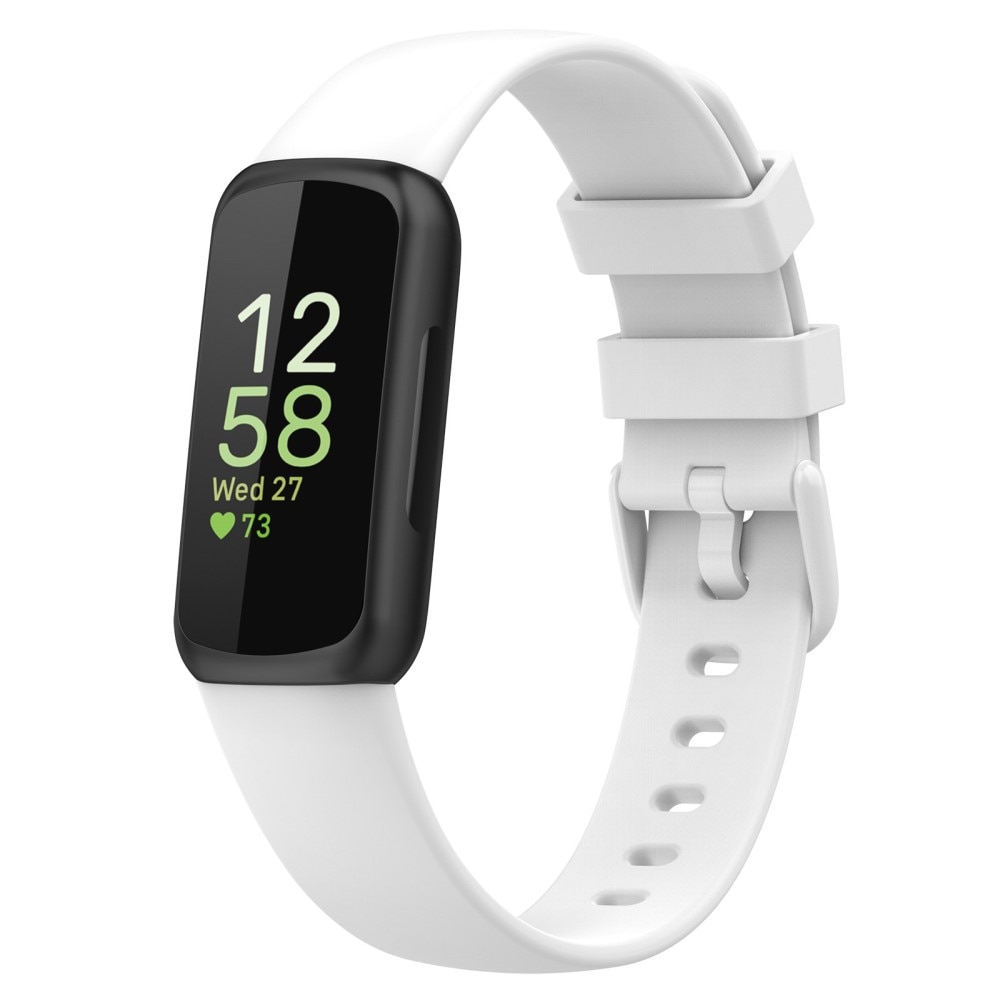 Correa silicona (Small) Fitbit Inspire 3, blanco