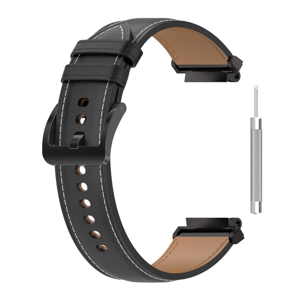 Correa de Piel Amazfit T-Rex 2 Negro