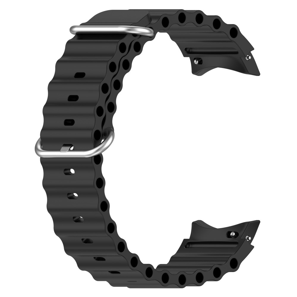 Full Fit Correa silicona Resistente Samsung Galaxy Watch 6 44mm, negro