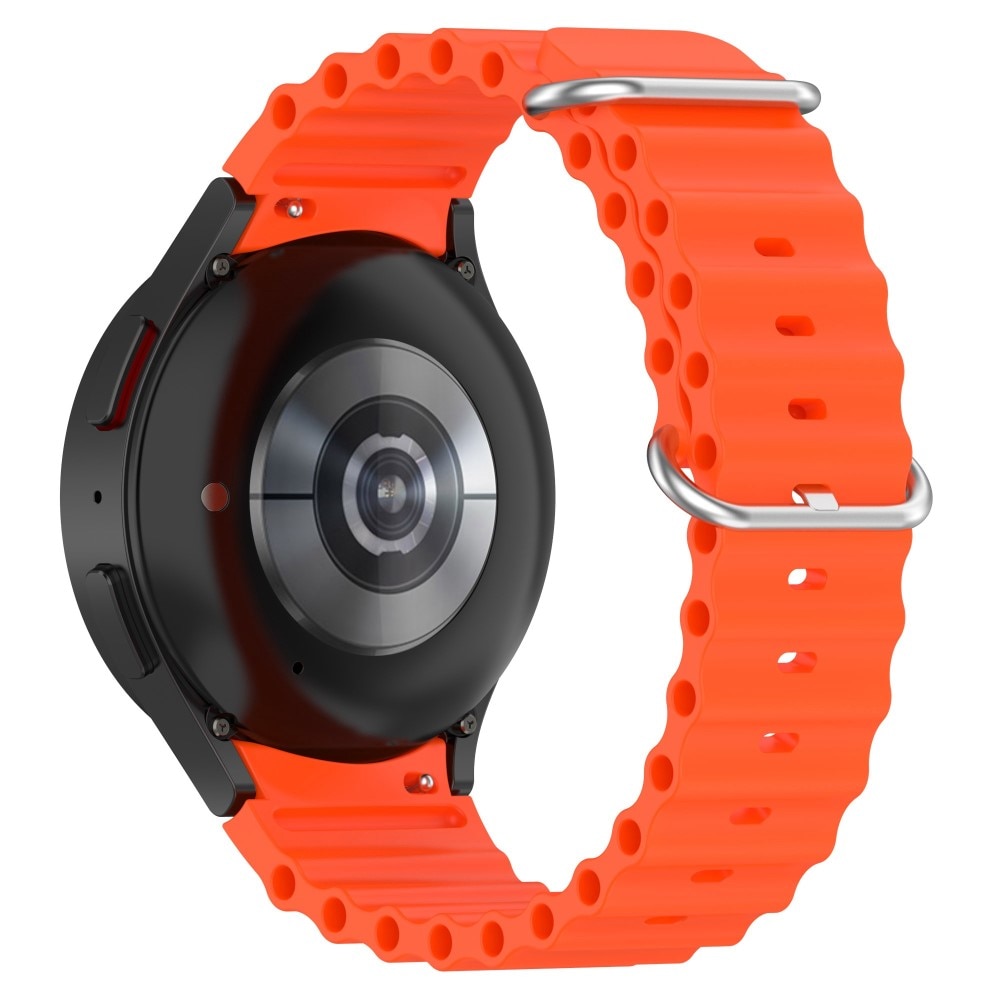 Full Fit Correa silicona Resistente Samsung Galaxy Watch 5 44mm, naranja