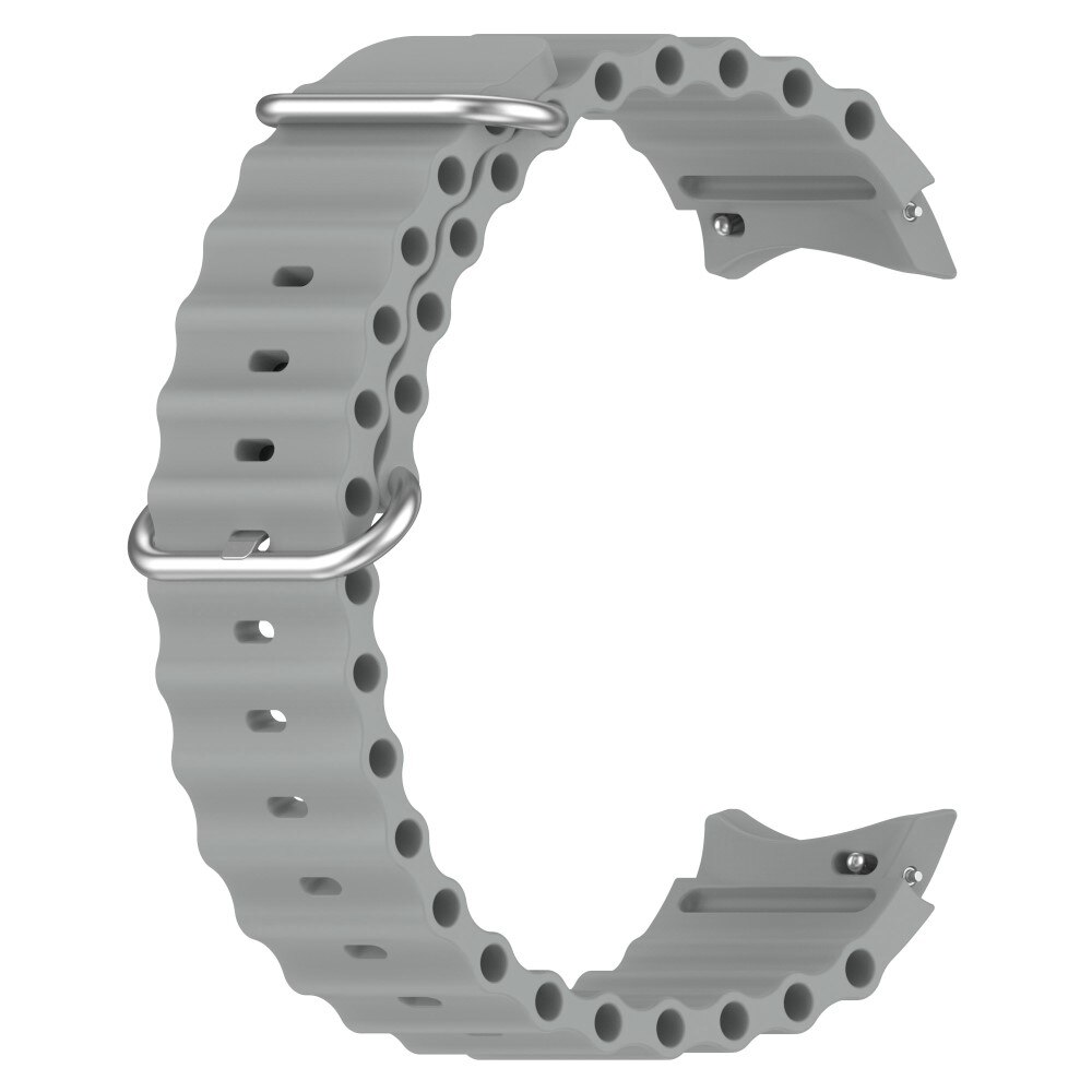 Full Fit Correa silicona Resistente Samsung Galaxy Watch 6 Classic 47mm, gris