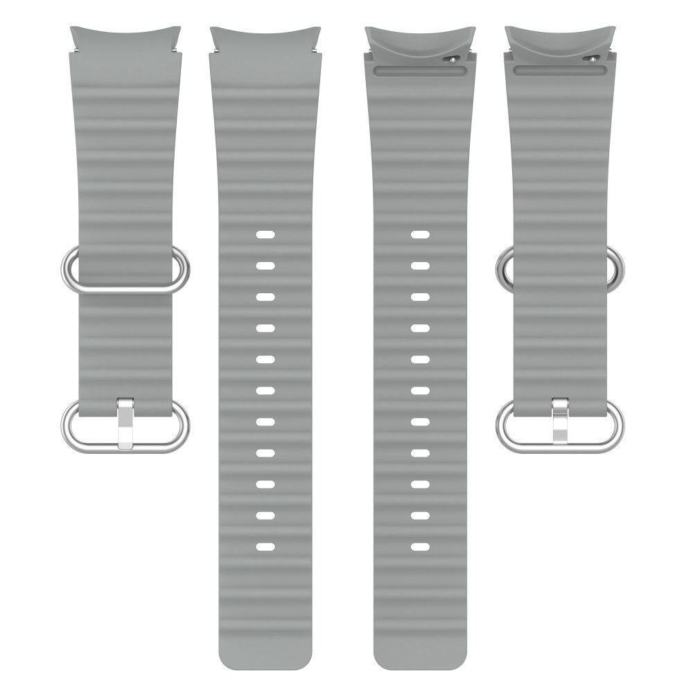 Full Fit Correa silicona Resistente Samsung Galaxy Watch 6 Classic 47mm, gris