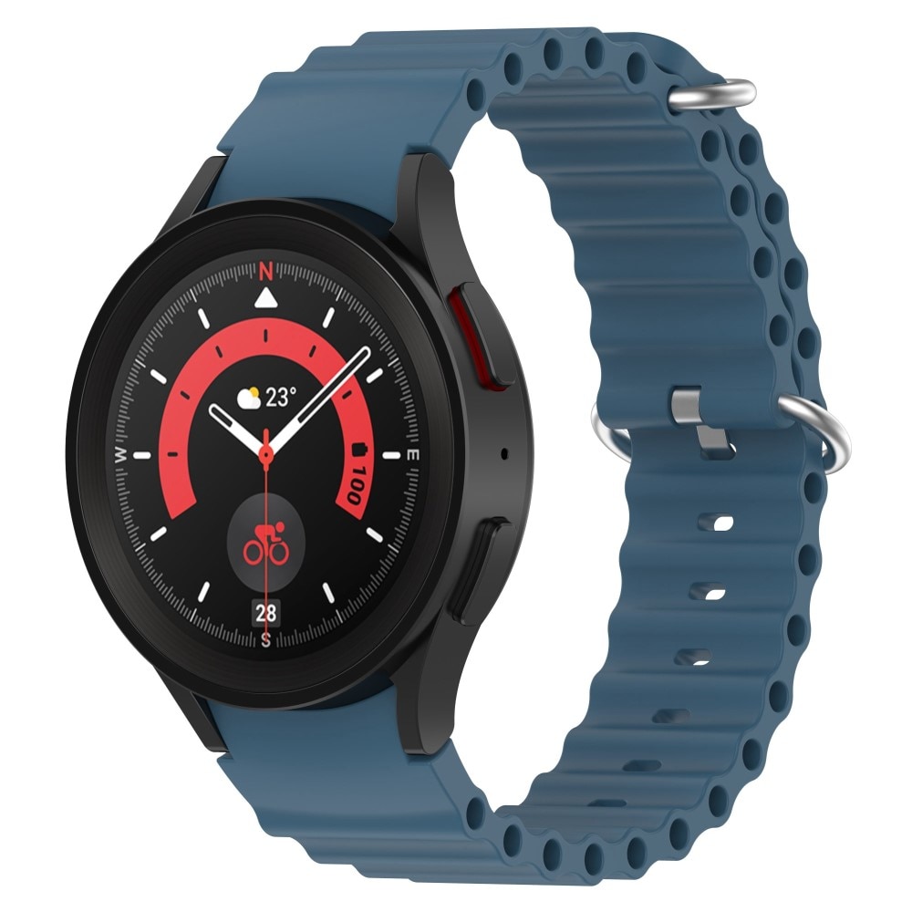 Full Fit Correa silicona Resistente Samsung Galaxy Watch 5 Pro azul