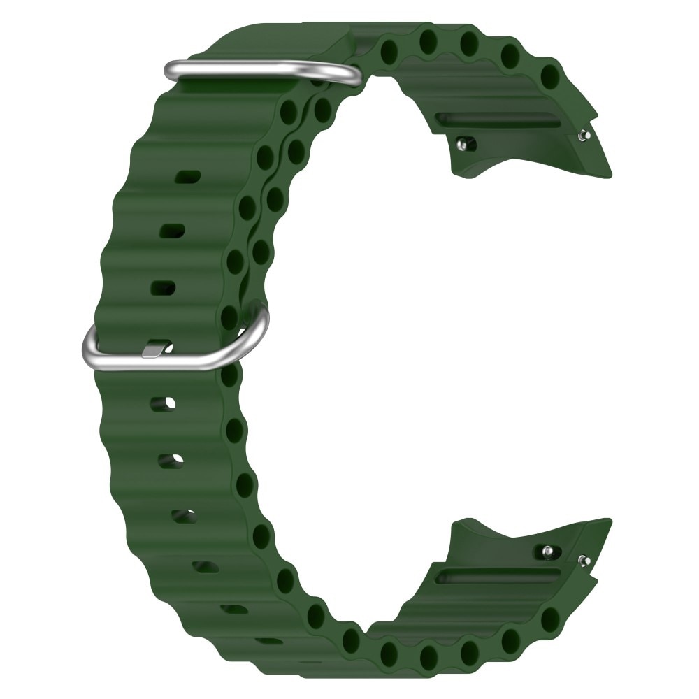 Full Fit Correa silicona Resistente Samsung Galaxy Watch 5 40mm verde oscuro