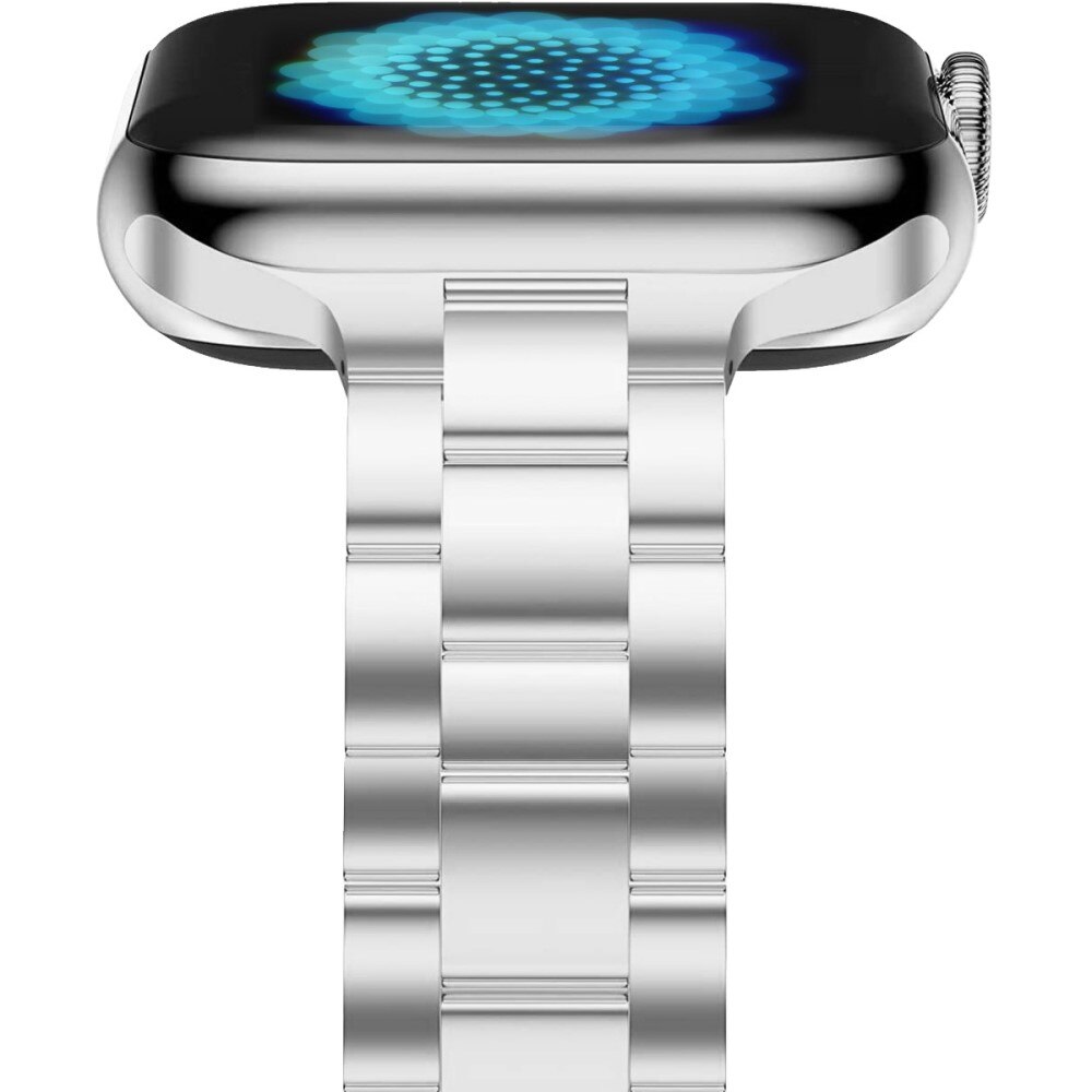 Correa fina de acero Apple Watch Ultra 2 49mm plata