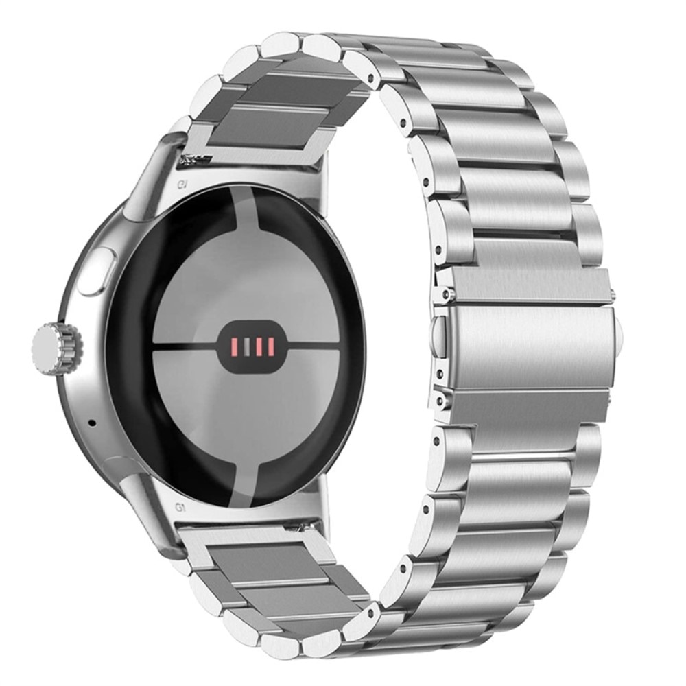 Correa de acero Google Pixel Watch 2 plata