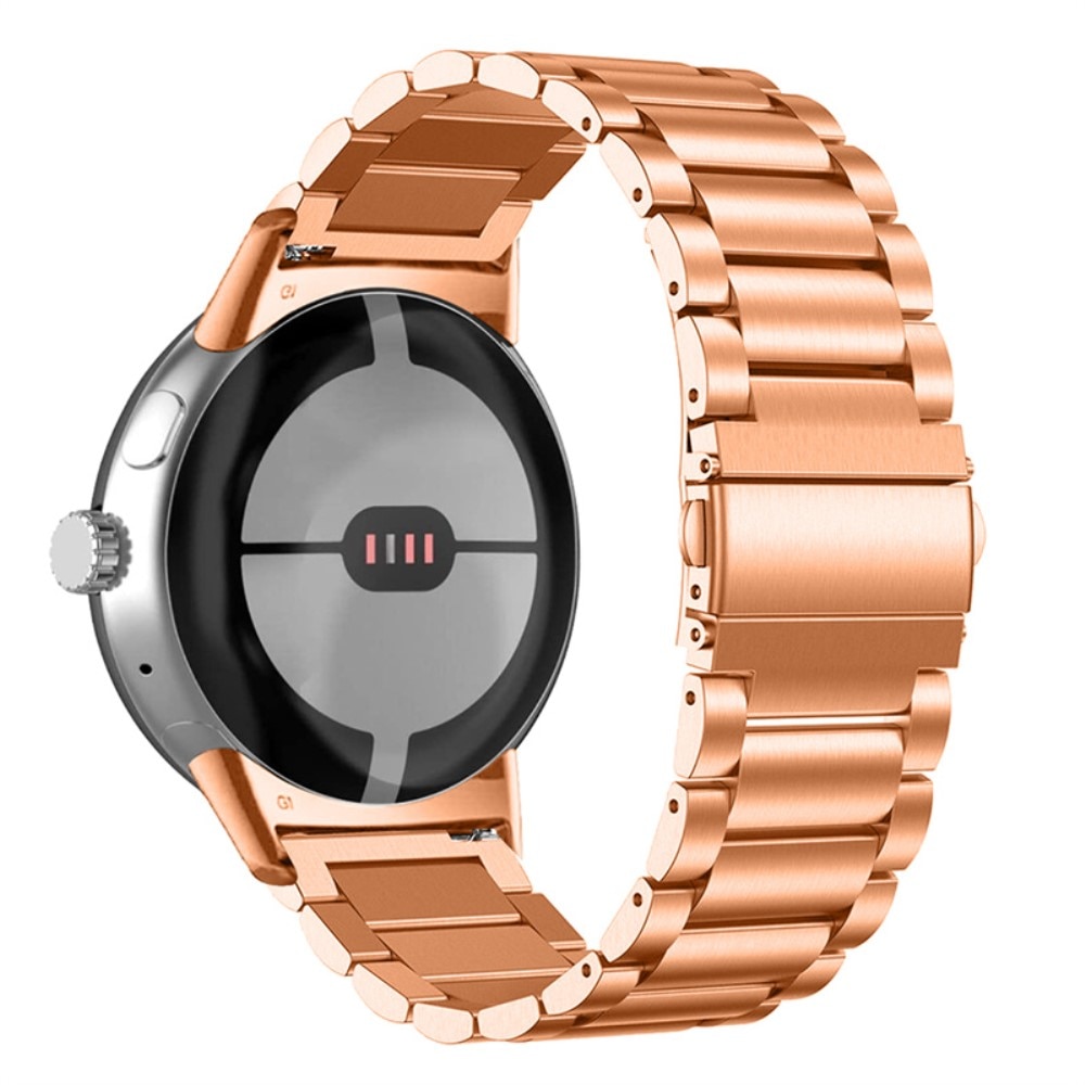 Correa de acero Google Pixel Watch Oro rosa