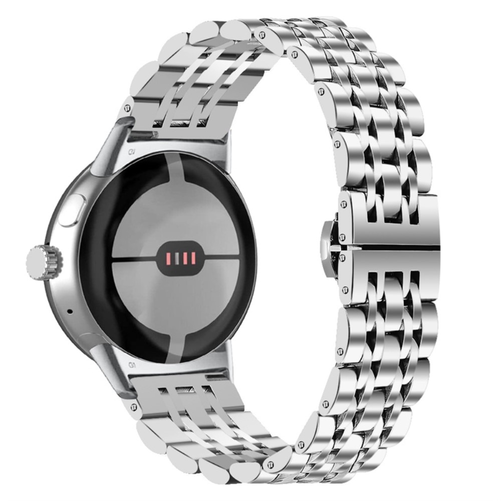 Correa acero Business Google Pixel Watch plata