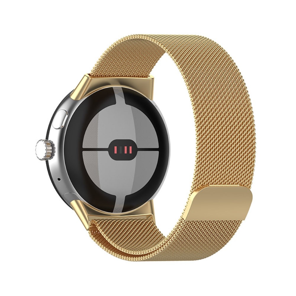 Pulsera milanesa para Google Pixel Watch 3 45mm, Oro