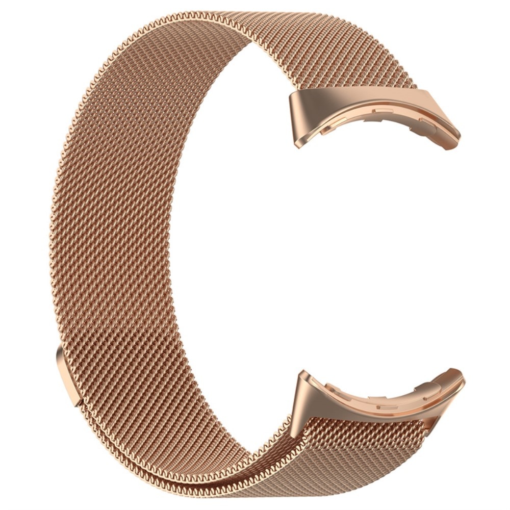 Pulsera milanesa para Google Pixel Watch 3 45mm, Oro rosa