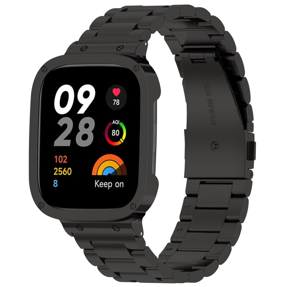 Correa de silicona Xiaomi Redmi Watch 3 negro - Comprar online