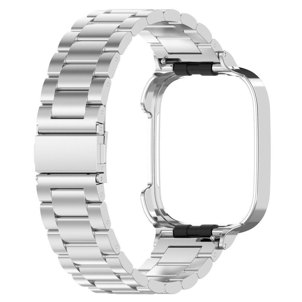 Correa de acero Xiaomi Redmi Watch 3 plata