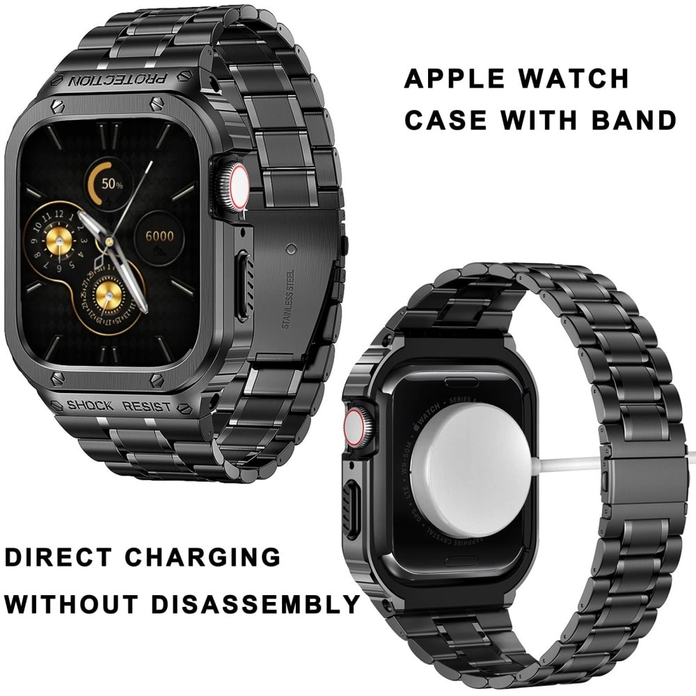 Correa Full Metal Apple Watch 41mm Series 8 negro