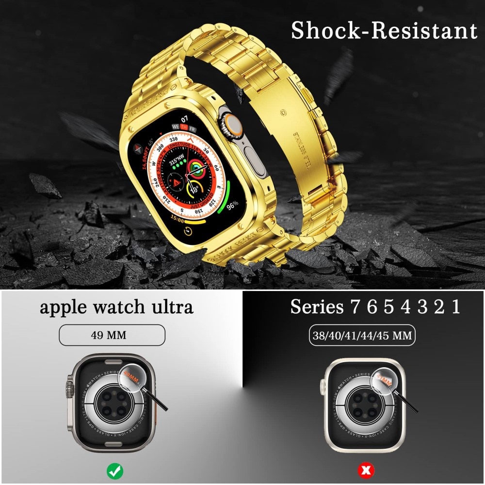 Correa Full Metal Apple Watch Ultra 49mm oro