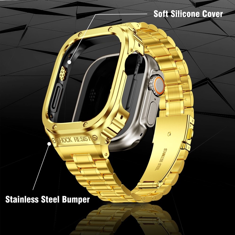 Correa Full Metal Apple Watch Ultra 49mm oro