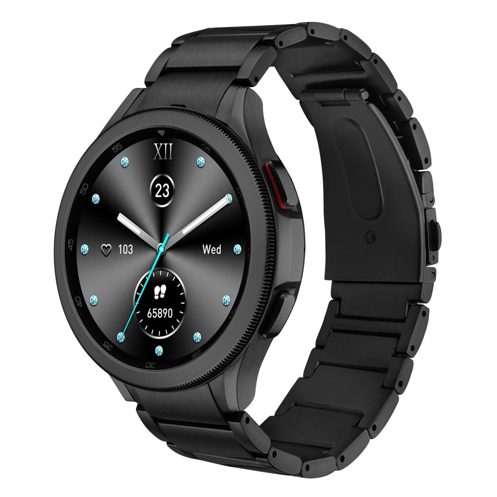 Full Fit Correa de titanio Samsung Galaxy Watch 4 44mm negro