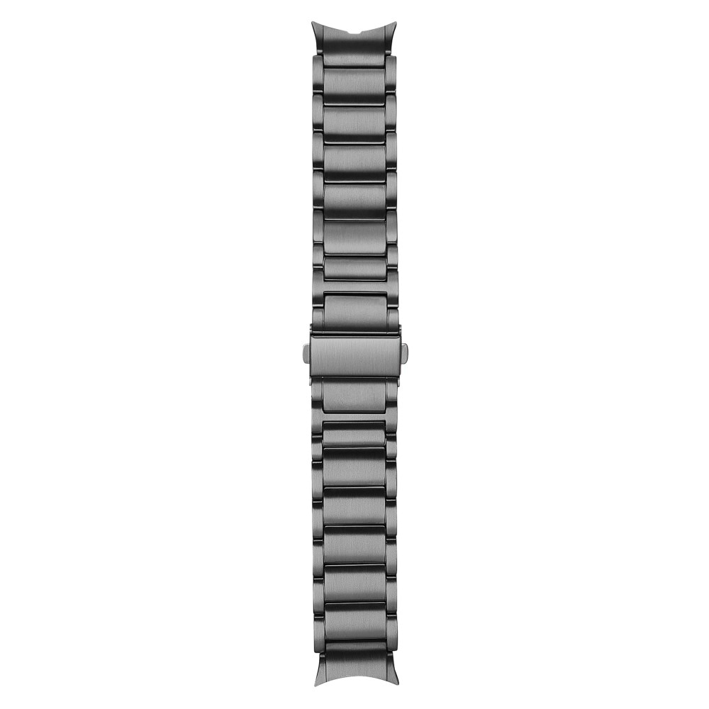 Full Fit Correa de titanio Samsung Galaxy Watch FE gris