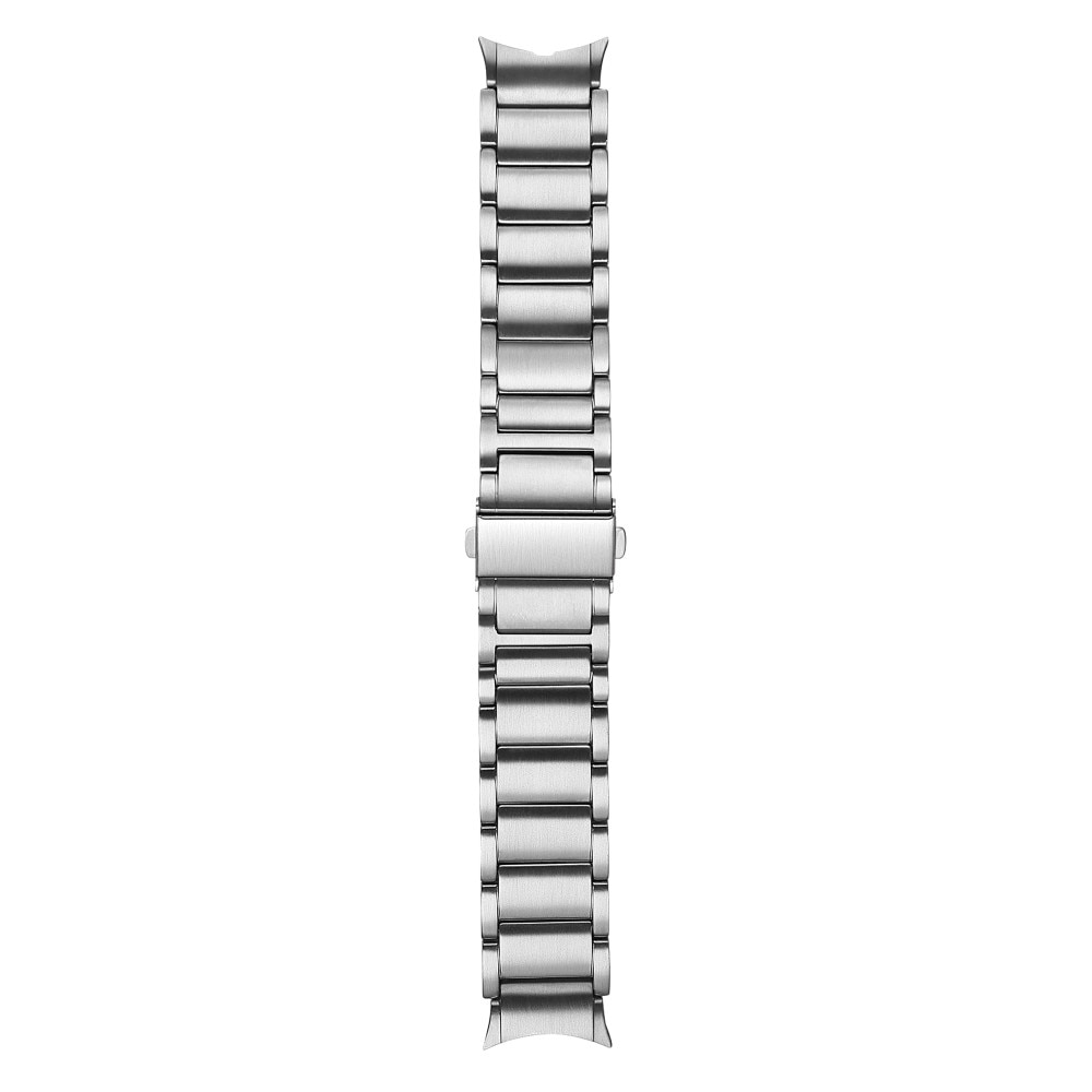 Full Fit Correa de titanio Samsung Galaxy Watch FE plata