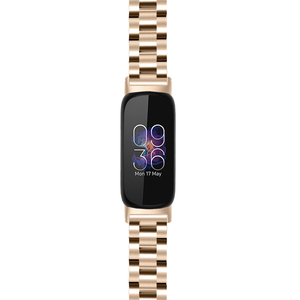 Correa de acero Fitbit Inspire 3 dorado champagne