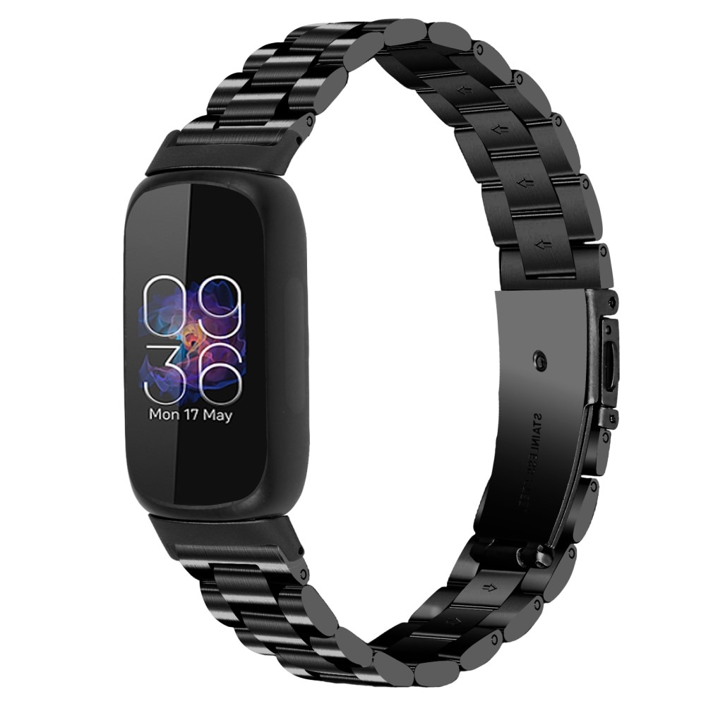 Correa de acero Fitbit Inspire 3 negro