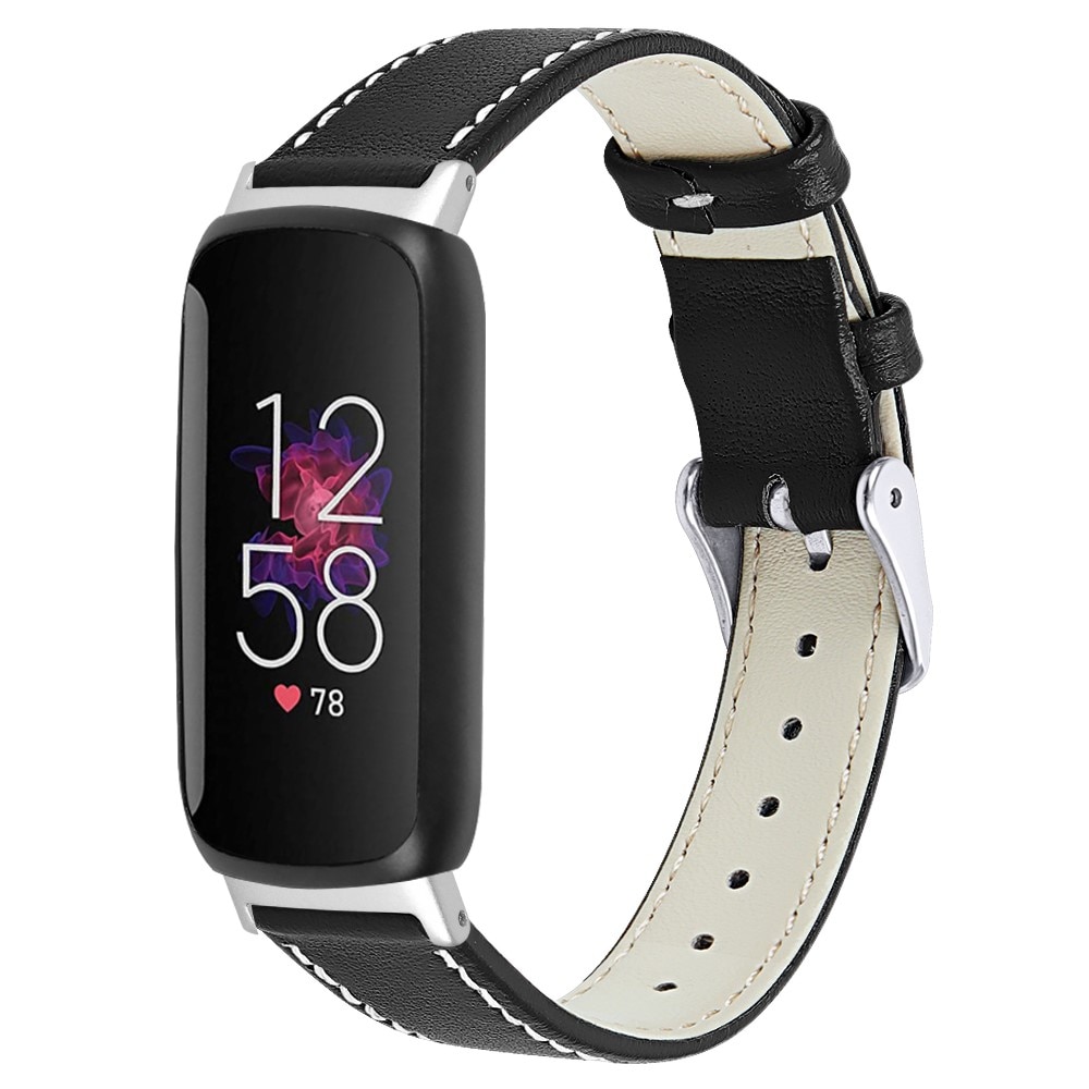 Correa de Piel Fitbit Inspire 3 Negro