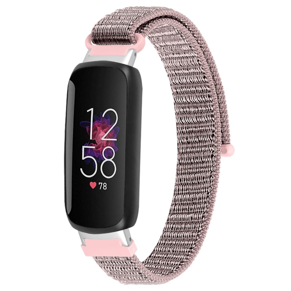 Correa de nailon Fitbit Inspire 3 rosado