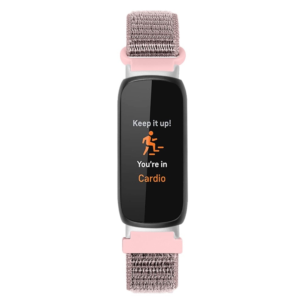 Correa de nailon Fitbit Inspire 3 rosado