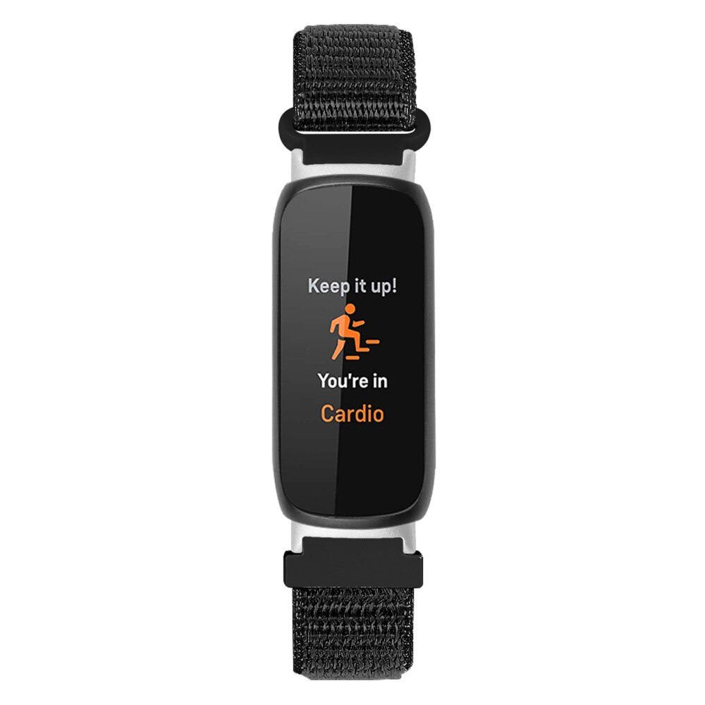 Correa de nailon Fitbit Inspire 3 Negro