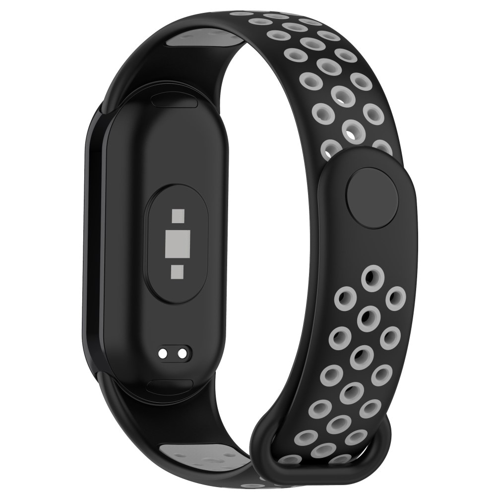 Correa Sport de silicona Xiaomi Smart Band 8 gris