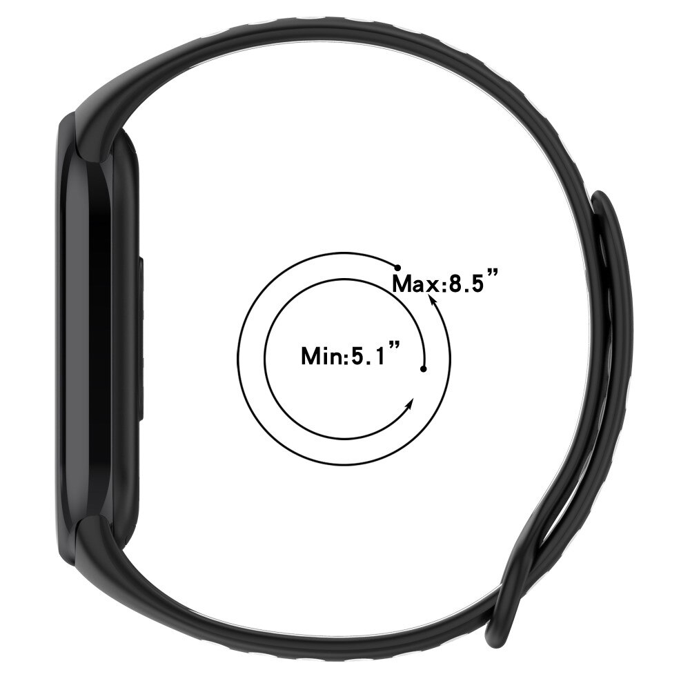 Correa Sport de silicona Xiaomi Smart Band 8 gris - Comprar online