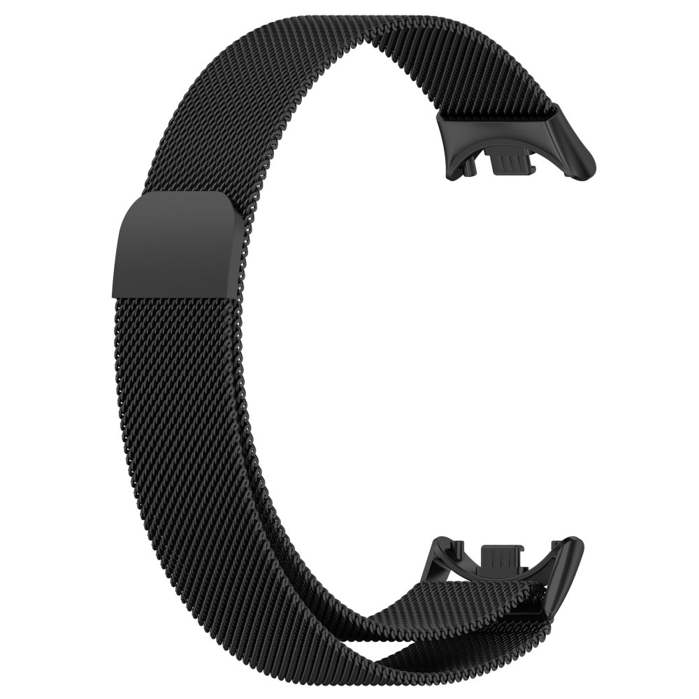 Pulsera milanesa para Xiaomi Smart Band 8, Negro