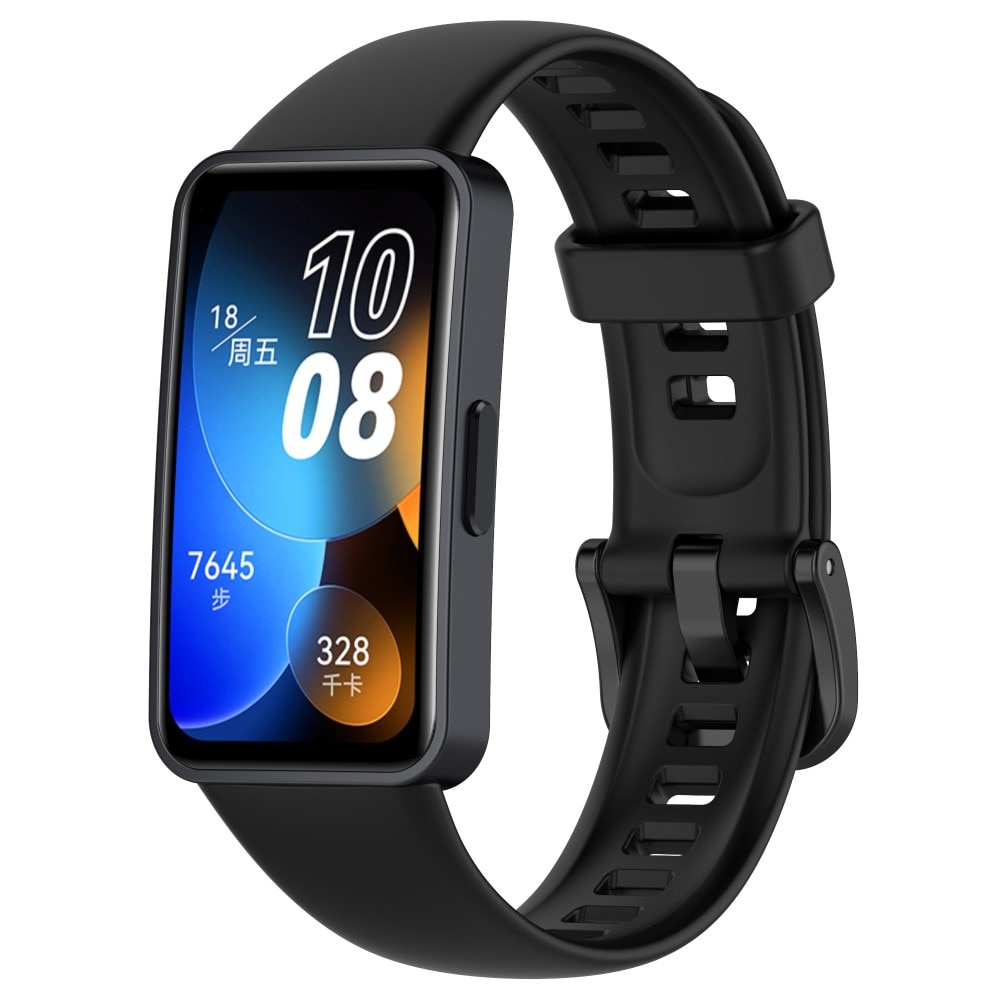 Correa de silicona para Huawei Band 9, Negro